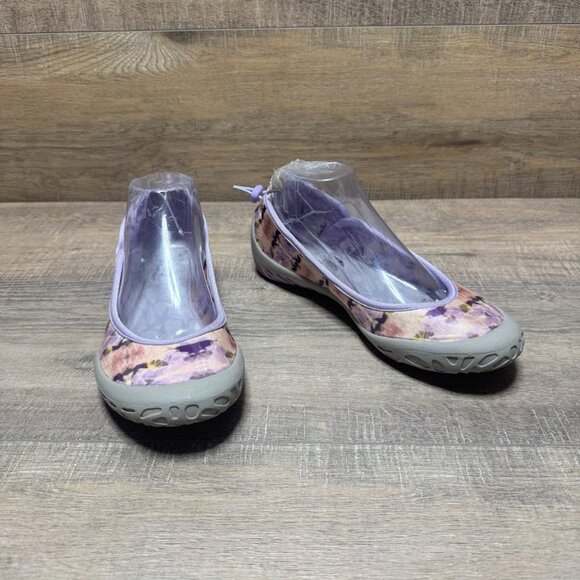 Jambu Textile Purple Ballet Flat Women's Size 8 - Picture 5 of 6